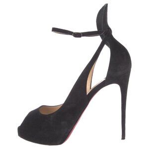 Christian Louboutin Mascaralta 120 Suede Pumps EU 38.5 / US
